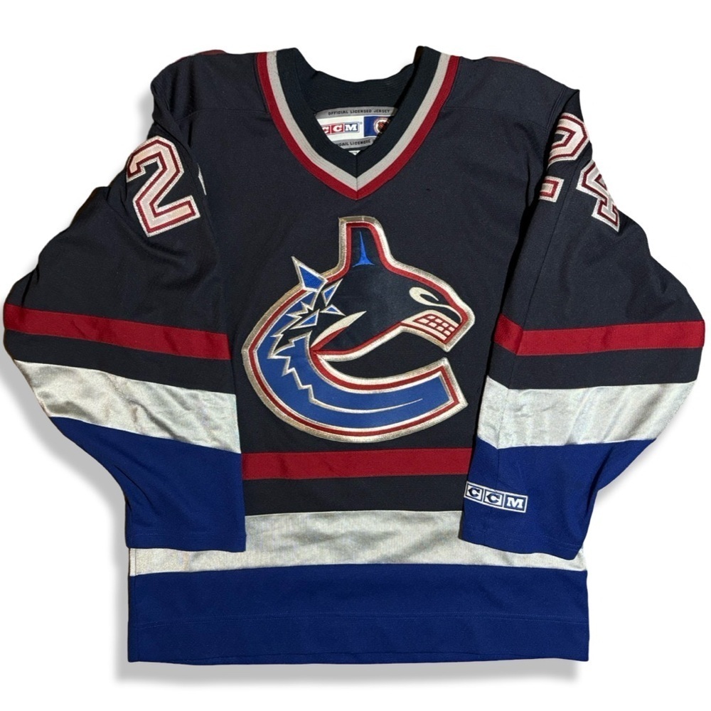 Vintage CCM Vancouver Canucks Hockey Jersey